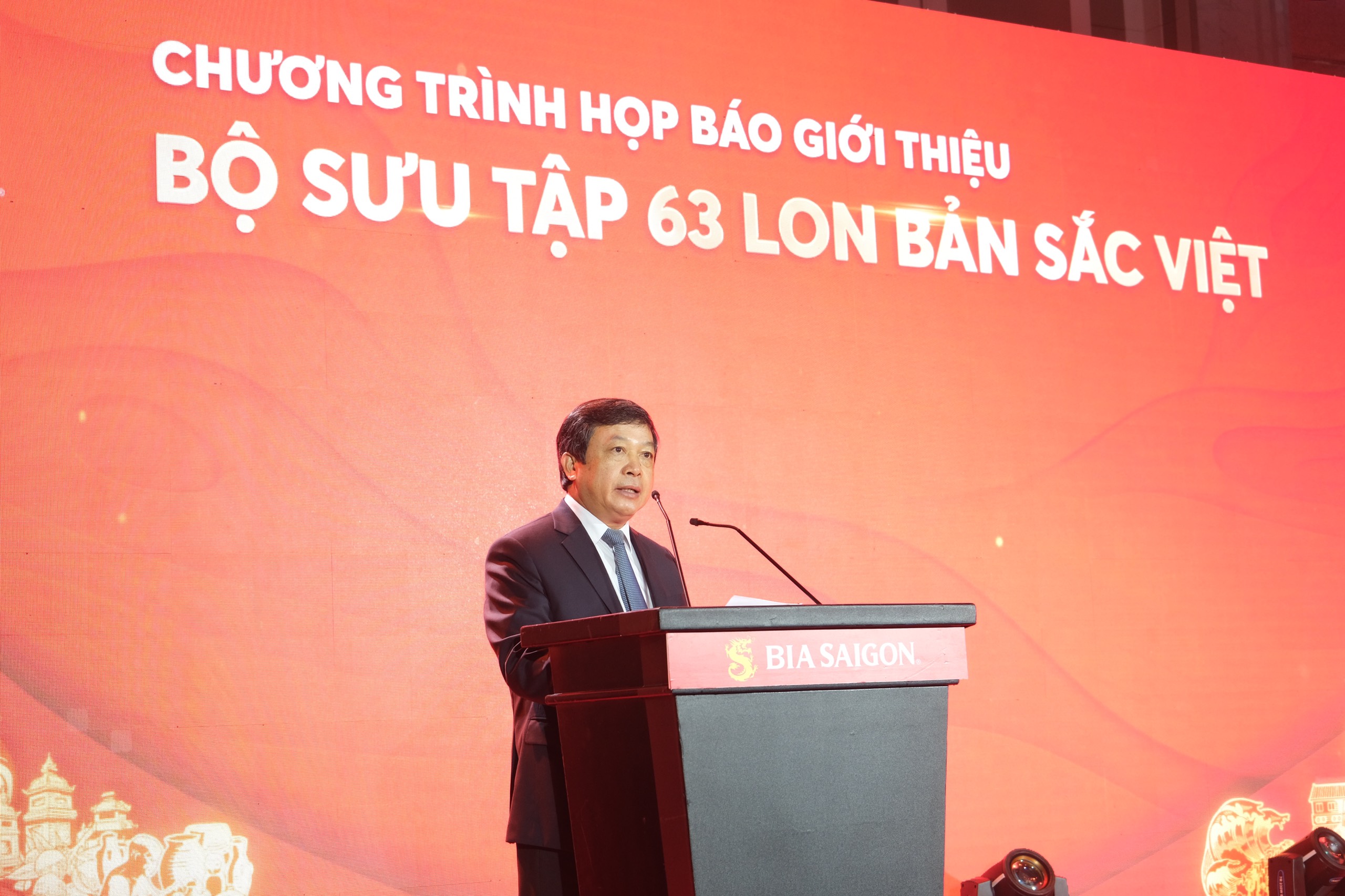 Thứ trưởng Bộ VHTTDL Đoàn Văn Việt phát biểu tại buổi lễ